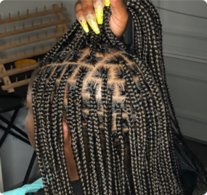 Knotless/Box Braids ( $40 extra for boho/ombrè)