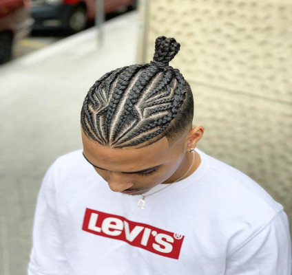 Men Cornrows/Natural Hair